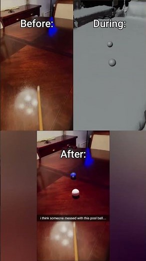 I Think Someone MESSED With This Pool Ball 🤔🎱 (Behind The Scenes) #funny #pool #shorts