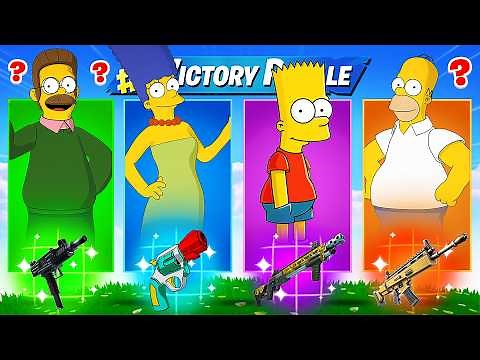 The *RANDOM* SIMPSONS BOSS Challenge in Fortnite!