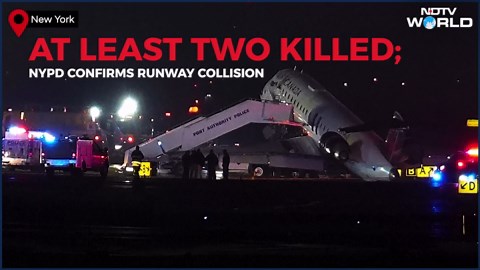 Air Canada crash news | Air Canada Express plane collides with ground vehicle in New York, 2 dead