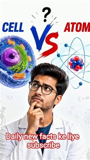 A Cell or An Atom #facts #science #shorts