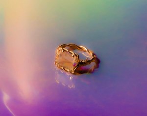 Barb Wire Ring - 14k Gold/optic Quartz - Etsy Canada