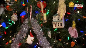 For more than three decades Mike and Mary Noonan have marked the holiday with a Christmas tree like no other: one that appears to extend two stories and pierce the roof of their Lincolnwood, Illinois, home. Our Faith Salie reports. cbsn.ws/3PV6vmw | CBS Sunday Morning