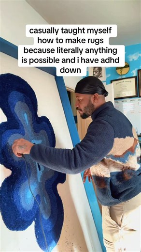 Shahem Mclaurin on Instagram: "i’m like a hobby collection machine lol #tufting"