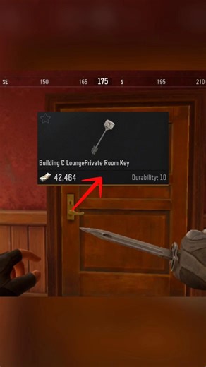 Building C LoungePrivate Room Key (1/10) #arenabreakout