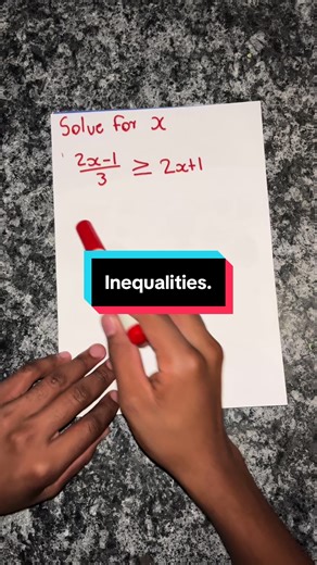 Inequalities (Grade 10-12). #mathematics #algebra