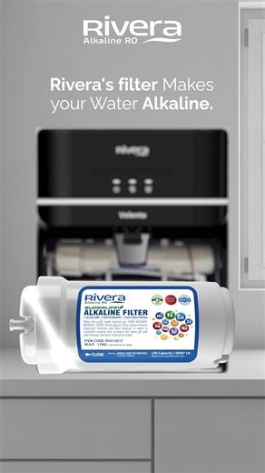 Rivera Alkaline RO on Instagram: "Quiet technology. Natural balance. Rivera’s alkaline filter works steadily in the background, turning everyday water into naturally alkaline water for your home, every single day.❤✨ [Rivera alkaline filter, alkaline water filter, RO alkaline system, Japanese stone filter, natural water filtration, home water purifier, healthy drinking water, mineral-rich water, kitchen water solution] #Rivera #AlkalineWater #WaterThatCares #HealthyHydration #HomePurifier #ROFilt