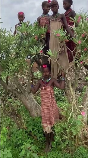 Show the beauty of the children of the tribe