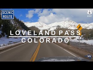 Scenic drive to Loveland Pass Colorado, US-6