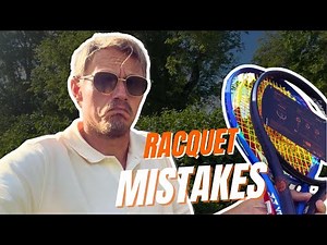 How to choose a racquet - tips and common mistakes