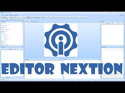 Nextion HMI TFT: Paseo rapido por las funciones del Editor nextion.