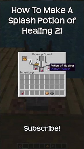 How To Make Your Splash Potions Of Healing 2 More Powerful In Minecraft?!
