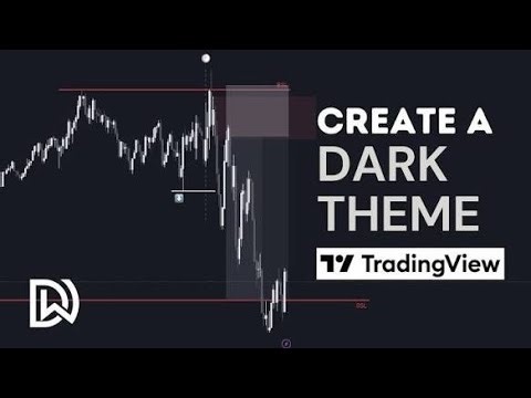 How to on dark theme in trading view