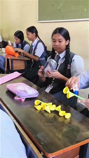 Dil Hai Chota Sa... But Big Creativity! | 8th Grade Paper Flower Crafts 🌼✨