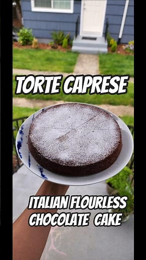 Torta Caprese Recipe | Authentic Italian Flourless Chocolate Cake (Easy & Gluten-Free)