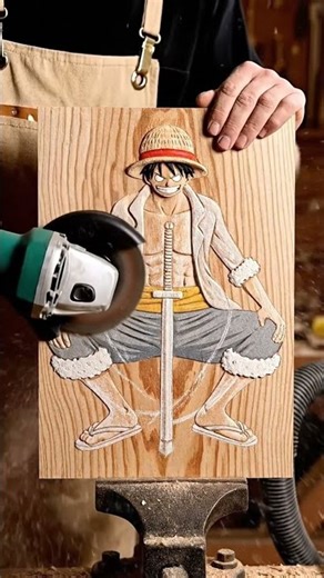 Luffy the Swordsman – Fanart Sculpture | Carve Nirvana Atelier