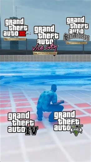 Crouching in Pool in Every GTA Game!? 😳