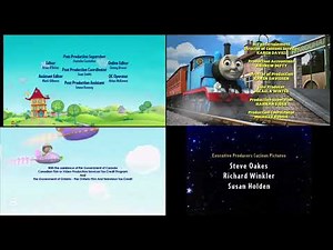 Henry Hugglemonster, Thomas and Friends, Super Why and Little Einsteins Credits Remix