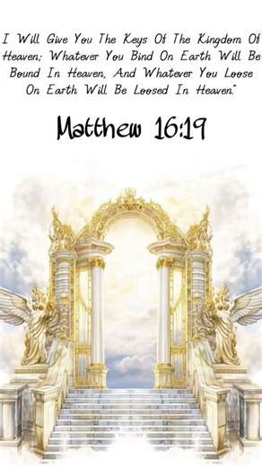 Keys Of The Kingdom Matthew 16:19 #Jesus #BibleVerse #Heaven