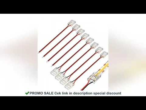 COB LED Wire Connector 5 8 10mm Connection Solderless Mini Buckle FCOB RGB CCT LED Strip Lights 2 3