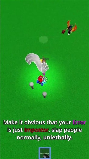 How to use the Impostor glove in Slap Battles (Error Edition) #slapbattles #boggle #galga