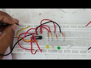 7493 ic, 4 bit asynchronous up counter practical
