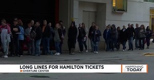 Hamilton ticket sales draw huge crowd