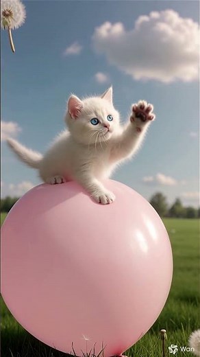 Balloon-Chasing Kitty Chaos 🎈😹 | Cutest Cat Playtime Ever!