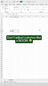 How to adjust columns in Excel Formulas Help page(MIS) #exceltipsandtricks #exceltricks #exceltraining #ExcelTemplate #GoogleSheets #budgeting #exceltips #StarsEverywhere #exceltutorial #excel | LEARN MORE