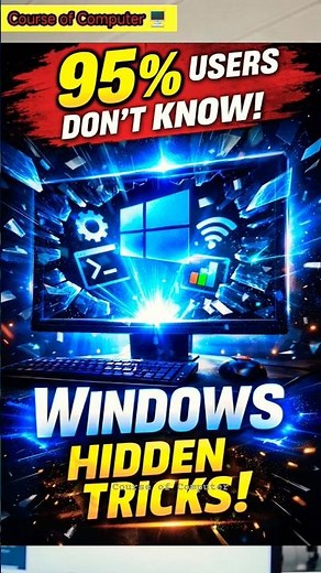 5 Hidden Windows 11 Tricks You Didn’t Know About #shorts #Courseofcomputer #Windows11 #WindowsTips
