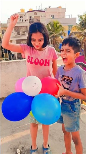 Asfara solves siblings Balloon problem🎈 #funny #shortvideos #viral #comedy #comedyshorts