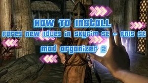 How To Install Forces New Idles in Skyrim SE FNIS SE To Mod Organizer 2 #mo2 #fnis #howto #skyrim