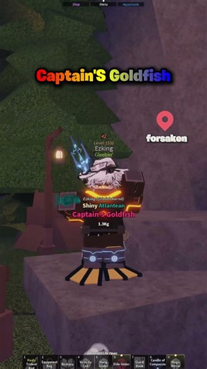 How To Catch Atlantean Captain's Goldfish #fisch #roblox
