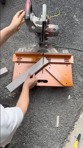 Perfect 45° Angle Cuts! Door & Window Trim Jig for Aluminum Cutting Saws