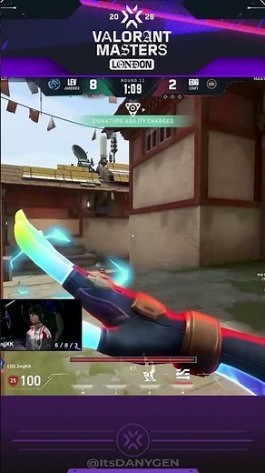 Insane Chamber Shot by LEV Neon vs EDG at MASTERS LONDON