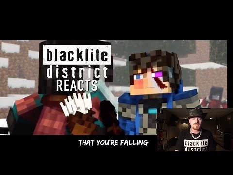 blacklite district reacts to Rainimator's "Falling" Minecraft video
