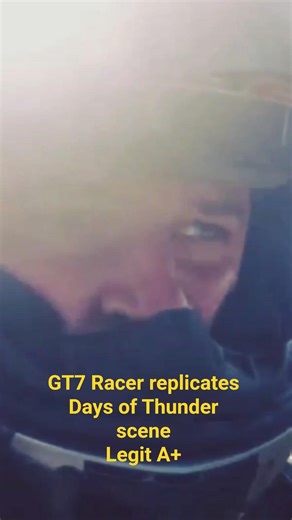 GT7 A+ Driver replicates Days of Thunder scenes with original scripts