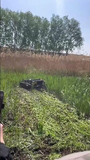 Remote Control Crawler Lawn Mower: Conquer Overgrown Grass & Steep Terrain | Full Demo & Review