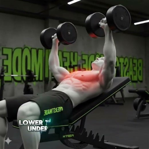 🔥 Dumbbell Incline Bench Press Tutorial — Build Upper Chest (BeastMode Digital) 🔥