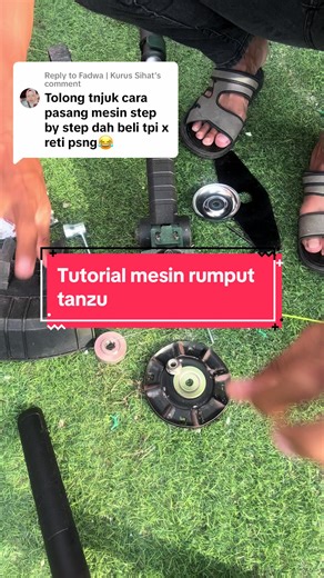 Tutorial Pemasangan Mesin Rumput Tanzu