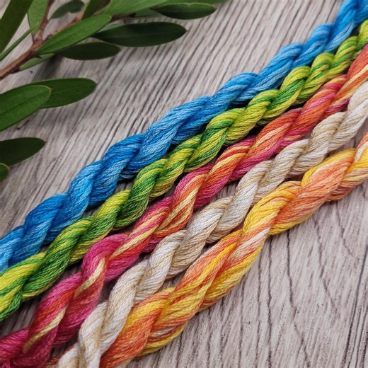Fairy Bread Hand Dyed Embroidery Floss – Australian Collection Thread Set