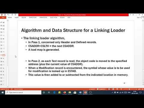 Program Linking Loader - Part 2 : System Software