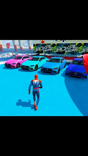 20K views · 214 reactions | SPIDERMAN Car Race Challenge on Sea Ramp SUPERHERO Hulk Moto BIKE JET SKI Race #spiderman #superhero #car #kids #kidsfun | Kids Fun | Facebook