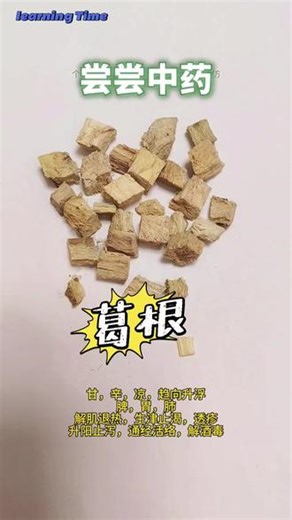 尝尝中药-葛根 #尝尝中药 #中药 #葛根 #中医药 #中草药
