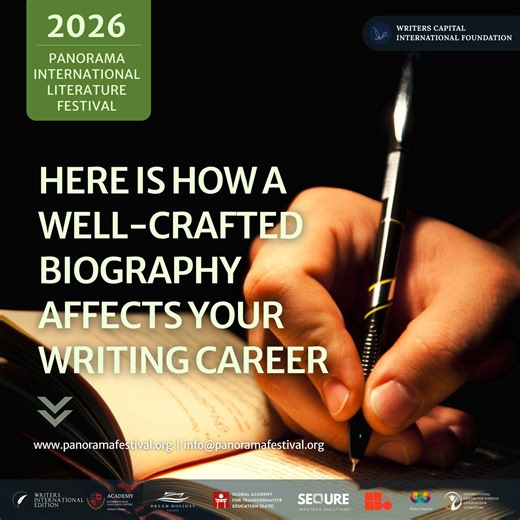 A biography is more than an introduction! A writer may have talent, skill and depth — but without a well-crafted biography, the world rarely sees the true picture. A well-crafted biography shapes how the world sees you as a writer. It builds the first layer of trust with readers, publishers and institutions. It tells people what your work stands for, what drives you and why your voice matters. A strong biography opens doors. A weak one closes them quietly. At PILF 2026, we make sure your story i