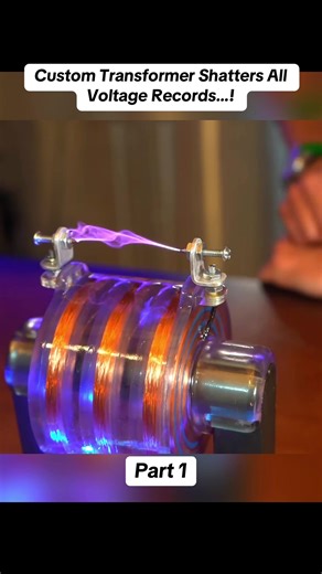 Custom Transformer Breaks Voltage Records Uniquely