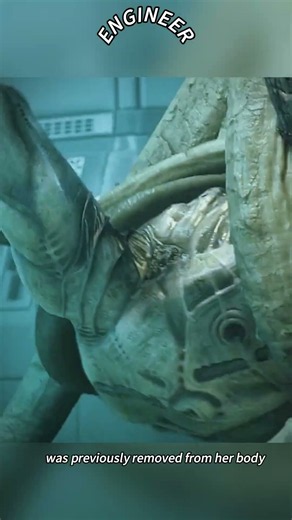 🧠👽 Prometheus (2012) | Shaw’s Desperate Escape From the Engineer! 🛸🔥🧬#shorts #movie