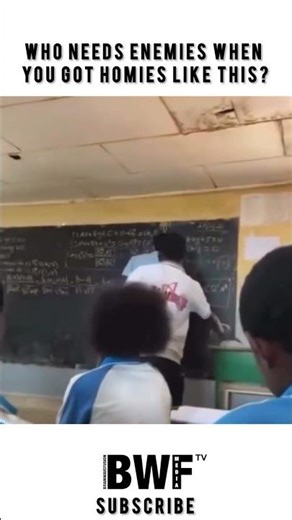 Sleeping Student Wakes Up Friend to Erase Board… Hilarious Classroom Prank!