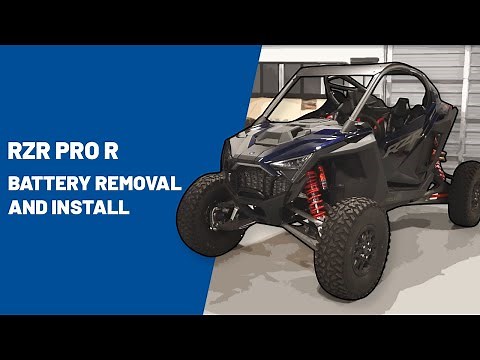 2022+ RZR Pro R | Battery Removal and Installation | Polaris RZR®