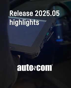 Autocom CARS & TRUCKS software release highlights 2025.05