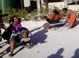 Relay races in the village Whenever my family would get together for a big day on the beach, away from work and school, we would always come up with a long list of relay races or fun games to enjoy our time together. A typical road in an outer island sets the perfect stage for this 2013 wheel barrel race, and laughter (like always) abounds. VC: Bobokewe Bobokere | Humans of Kiribati